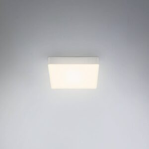 LED stropní světlo Flame, 15,7 x 15,7 cm, stříbrná