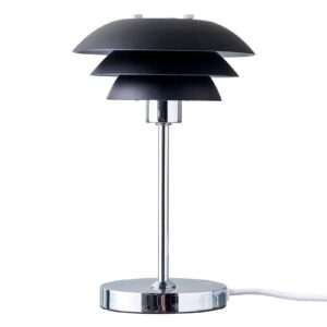 Dyberg Larsen DL16 stolní lampa, kov, černá