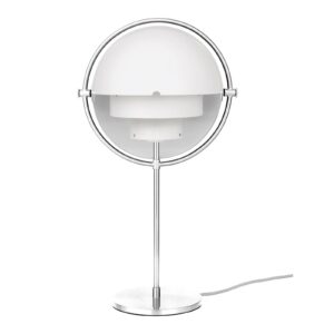 GUBI Multi-Lite stolní lampa chrom/bílá