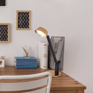 LED stolní lampa Ursino, zlatá, stmívatelná, CCT