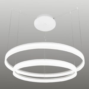Grok Circ LED závěsné světlo se 2 kruhy, 100 cm Ø