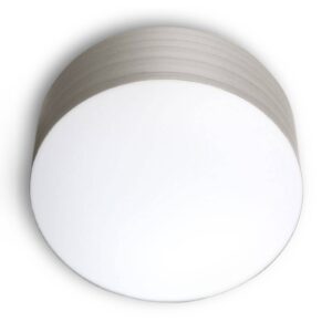 LZF Gea stropní světlo 0-10V stmívač, Ø 30cm, šedá