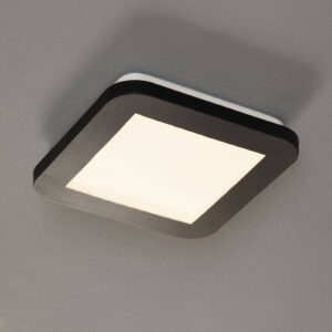 LED stropní svítidlo Camillus, čtverec, 17 cm