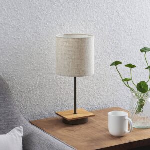Lindby Danora stolní lampa s textilním stínidlem