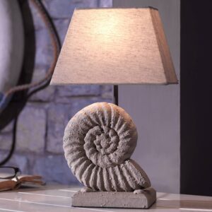 Stolní lampa Conchiglia s dekorativní nohou