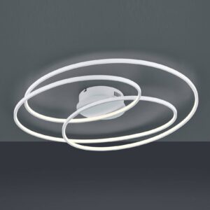 LED stropní světlo Gale, 80 cm, bílá matka