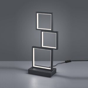 LED stolní lampa Sorrento, matná černá