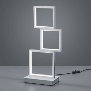 LED stolní lampa Sorrento, hliník