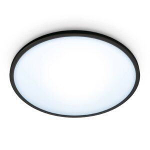WiZ Super Slim LED stropní světlo, 16W, černé
