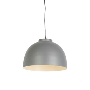 Skandinávská závěsná lampa šedá 40 cm – Hoodi