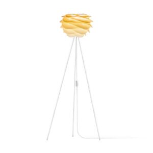 UMAGE Carmina Mini stojací lampa žlutá/stojan bílý