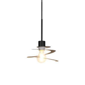 Designová závěsná lampa se spirálovým stínidlem 20 cm – Scroll