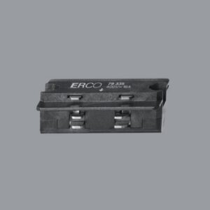 ERCO spojka pro přípojnice přímá černá