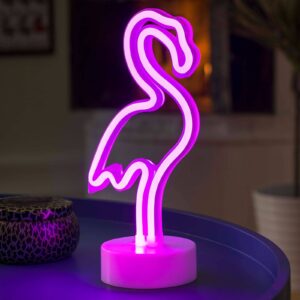 LED dekorativní světlo Flamingo