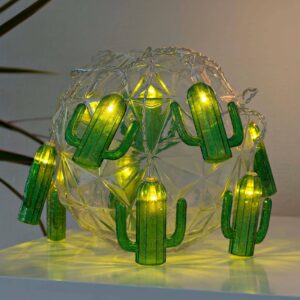LED světelný řetěz kaktus