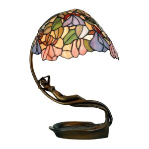 Excelentní stolní lampa Eve v Tiffany stylu