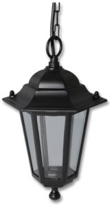 Venkovní závěsné svítidlo Ecolite Z6105-CR černá