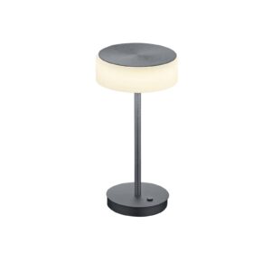 BANKAMP Button LED stolní lampa, stmívač, antracit