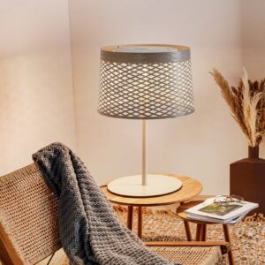 Foscarini Twiggy Grid XL LED stolní lampa, šedá