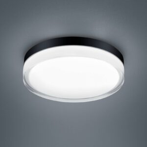 Helestra Tana LED stropní světlo, černá, Ø 28 cm