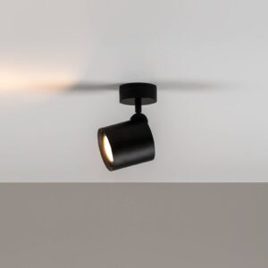 Milan Kronn stropní světlo 1 zdroj 16,6cm černá