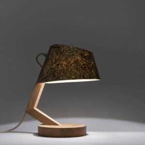 ALMUT 1411 stolní lampa oblá Ø23cm čisté seno
