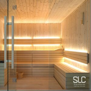 SLC LED pásek Sauna do 105°C, 24V IP67 5m 2 700K