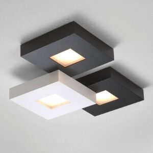 Bopp Cubus - 3zdr LED stropní svítidlo, černobílé