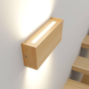 Stmívatelné nástěnné světlo LED Mila dub, 25 cm