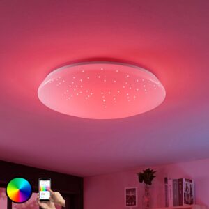 LED svítidlo Jelka, WiZ, změna barvy RGBW, kulaté