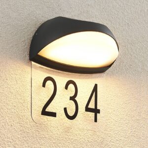 Lucande Loena LED osvětlení čísla domu
