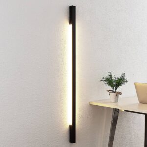 Arcchio Ivano LED nástěnné světlo, 130 cm, černé
