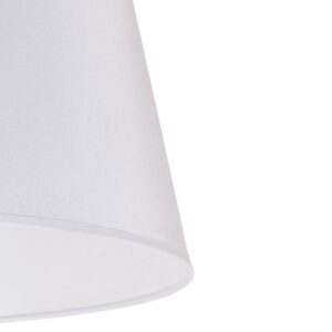 Stínidlo na lampu Cone výška 22,5 cm, chintz bílá