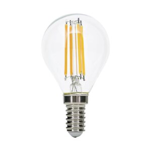 LED žárovka-kapka E14 4,5W filament 827 stmívatel.