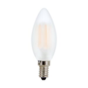 LED svíčka E14 5W matná 827 stmívatelná