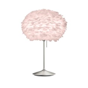 UMAGE Eos medium stolní lampa růžová/ocel