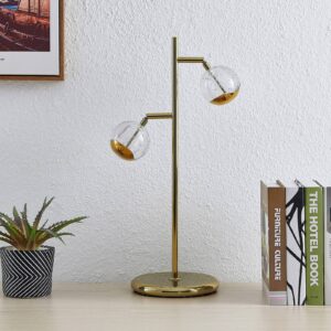 Lucande Kilio LED stolní lampa, stmívatelná, zlatá