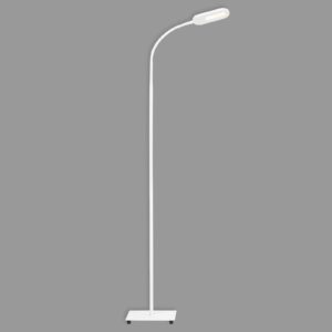LED stojací lampa Office Step bílá stmívatelná CCT