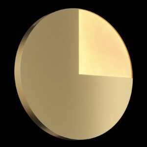 Maytoni Jupiter LED nástěnné světlo, zlatá Ø38,1cm