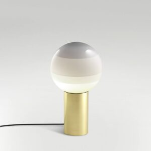 MARSET Dipping Light S stolní lampa bílá/mosaz
