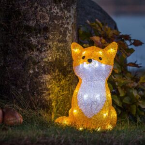 LED svítící figurka Liška venkovní
