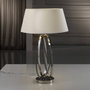 Óvalos – ušlechtilá stolní lampa LED textil