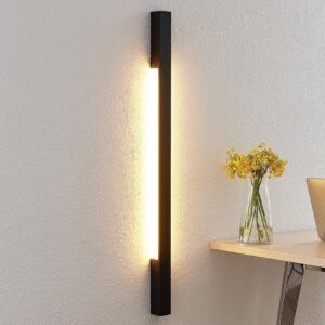 Arcchio Ivano LED nástěnné světlo, 91 cm, černé