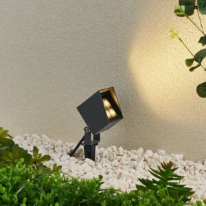 Lucande Friso LED venkovní bodové světlo, hranaté