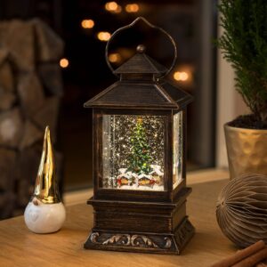 LED lucerna naplněná vodou vánoční trh