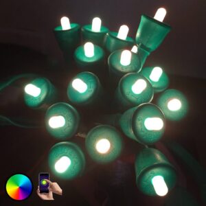 MiPow Playbulb String světelný řetěz 15 m, zelená