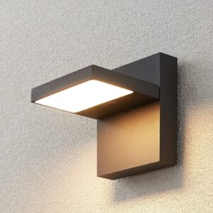 Venkovní nástěnná LED lampa Silvan, tmavě šedá