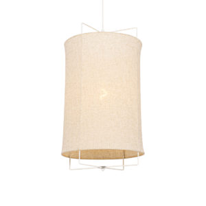 Designová závěsná lampa béžová – Rich