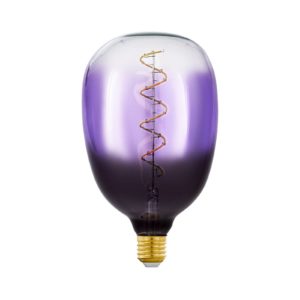 LED žárovka E27 4W T120 1 800K filament purple dim