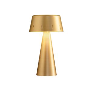 OLEV Makà LED stolní lampa s baterií, zlatá
